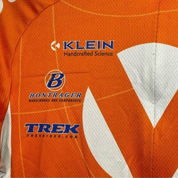 Cannibal Australia Cycling Jersey Mens Large Orange 3/4 Zip Lightweight Pockets - Picture 14 of 14